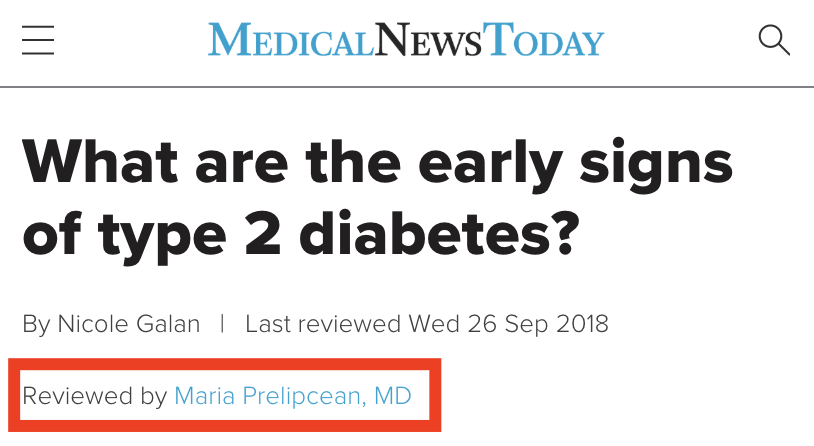 Medicalnewstoday medical reviewer in byline