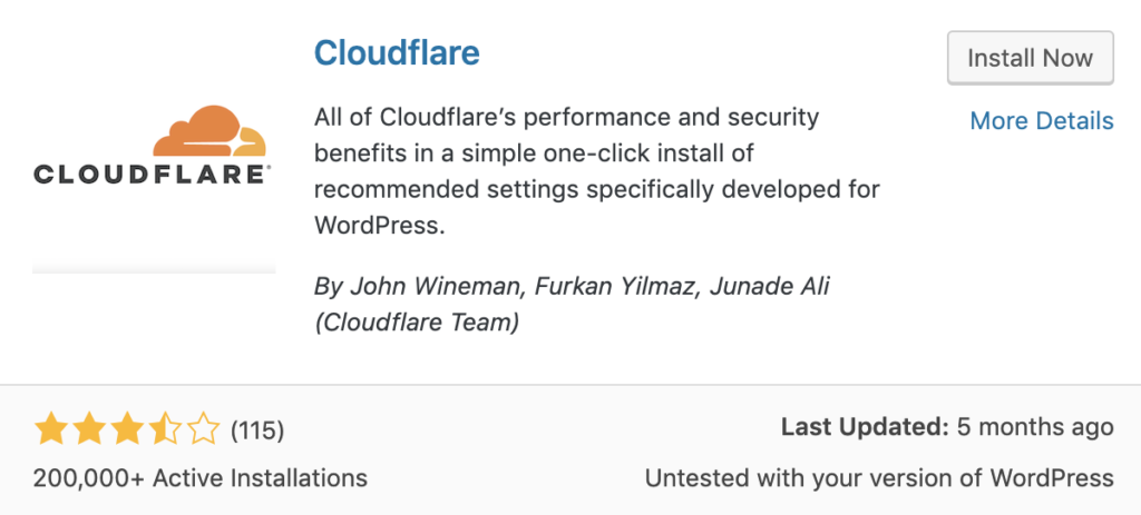 Cloudflare plugin