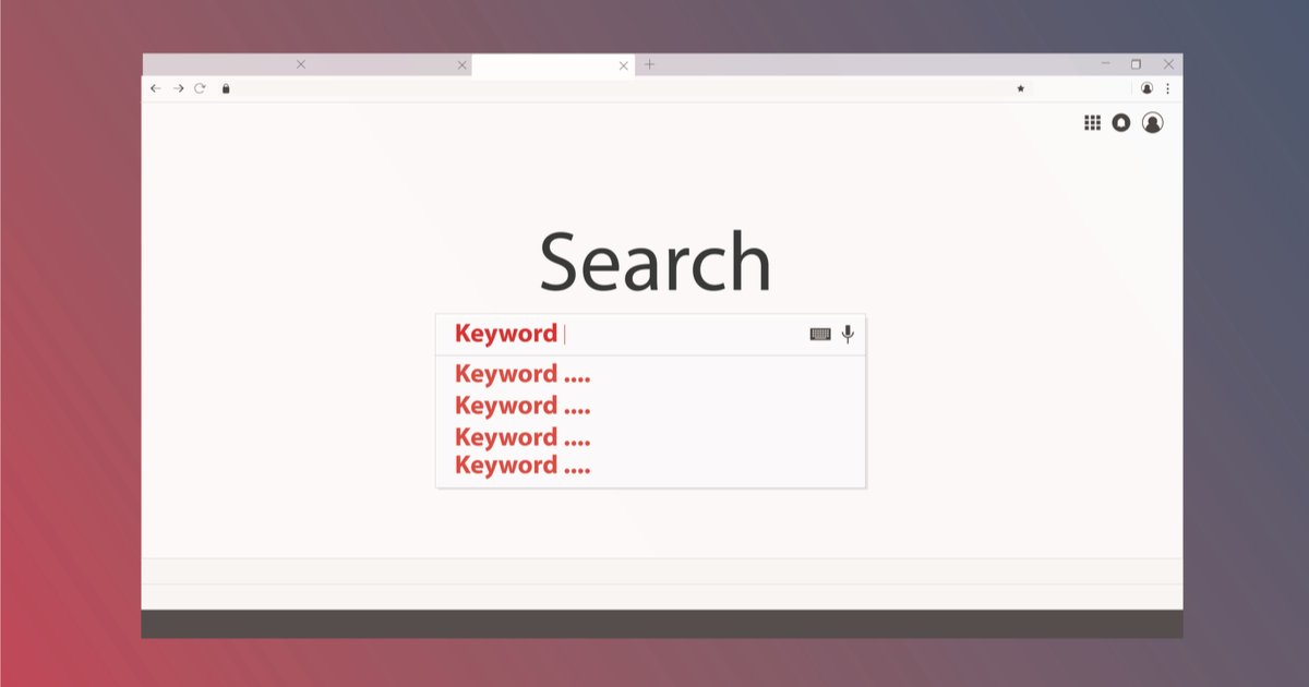 Keywords in autocomplete box